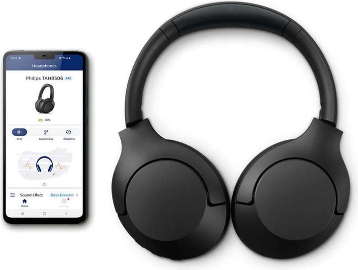 Image du produit Philips TAH8506BK (ANC, 60 h, Sans fil)