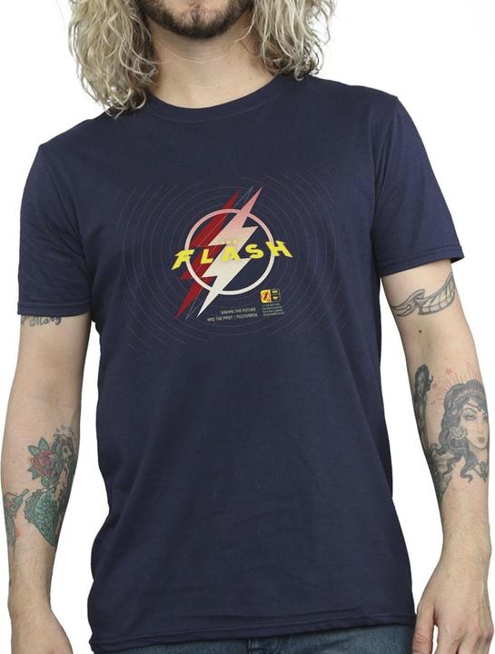Image du produit - T-shirt THE FLASH LIGHTNING LOGO - Homme (S)