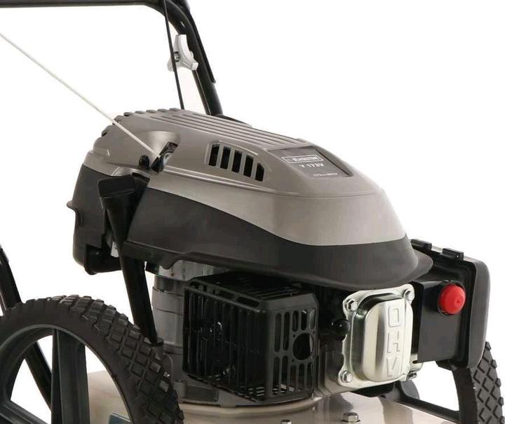 Actual product image Blackstone 4-stroke motorised scythe with petrol-driven wheels