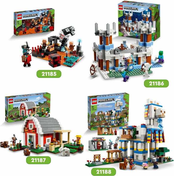 Produktbild LEGO Die rote Scheune (21187, LEGO Minecraft)
