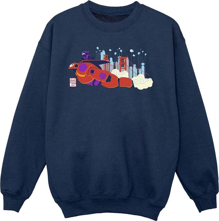 Immagine prodotto Disney Big Hero 6 Baymax Hiro Bridge Felpa Ragazze (152, 158)