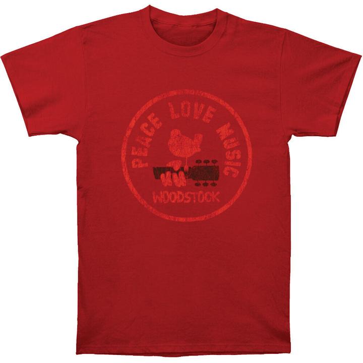 Woodstock Love Peace Music TShirt