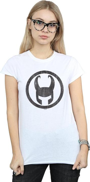 Actual product image Womens/Ladies Loki Icon Cotton T-Shirt (S)