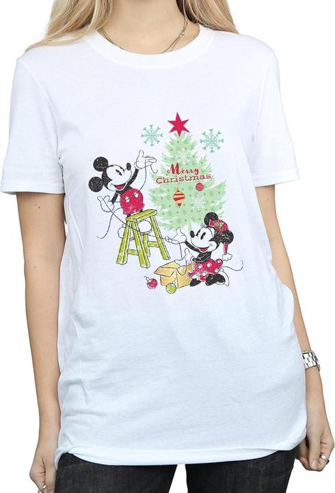 Produktbild Disney Mickey And Minnie Christmas Tree TShirt (XXL)