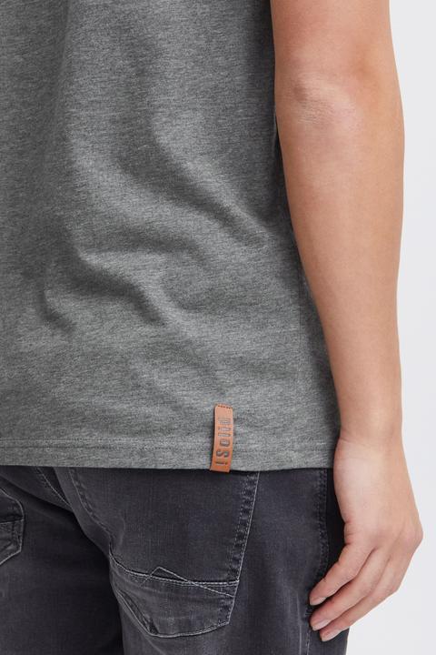 Immagine prodotto Solid Volker T-Shirt A Maniche Corte Maglietta Da Uomo Con Collo Grandad (L)
