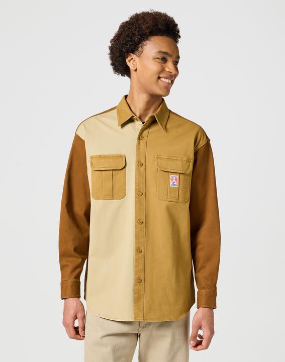 Wrangler Langarmhemd Casey Colorblock Shirt