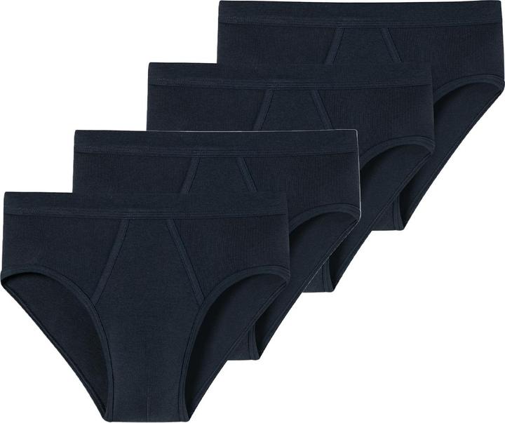 Produktbild Schiesser 4er Pack Cotton Essentials Feinripp Sportslip / Unterhose (M, 4er Pack)