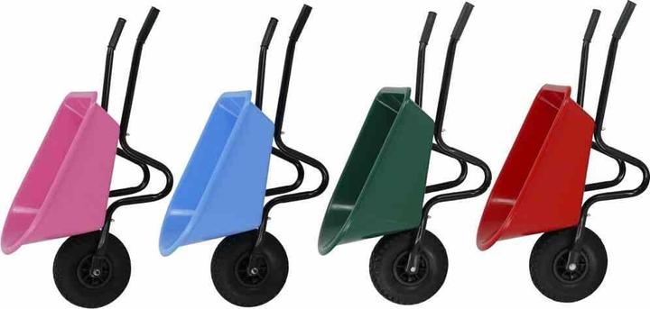 Actual product image FORT Children's wheelbarrow 20 l blue mounted with PU wheel