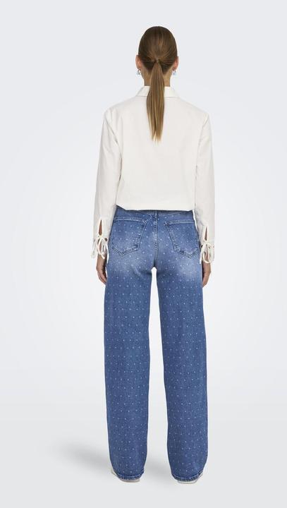 Immagine prodotto Only ONLJUICY Hohe Taille Weiter Beinschnitt Jeans Jeans mit weitem Bein (W29/L32)