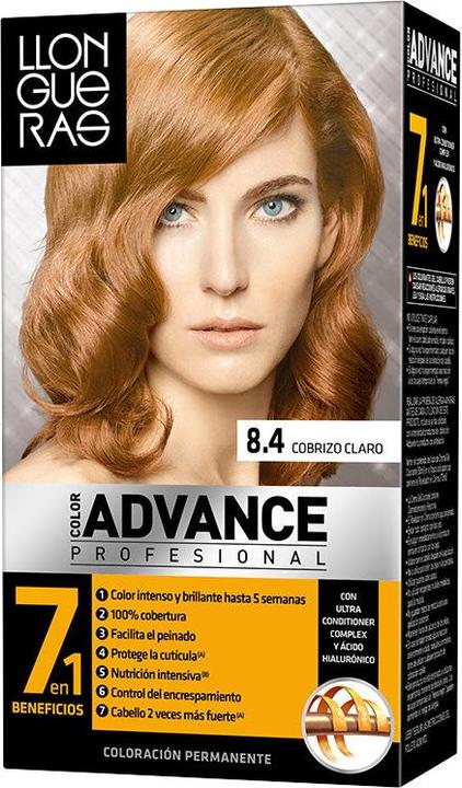 Produktbild Llongueras COLOR ADVANCE #8,4-cobrizo claro (8.4)