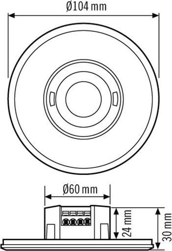 Actual product image Esylux Motion detector UP (4 m)