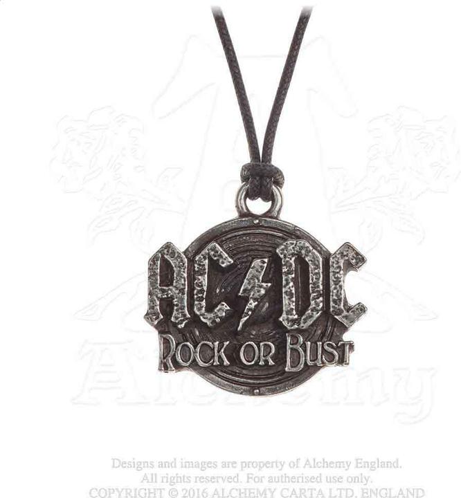 Image du produit AC/DC - Pendentif ROCK OR BUST (100 % de plomb)