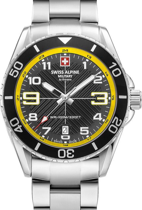 Immagine prodotto Swiss Alpine Military 7029.1138 Orologio da uomo Raptor 42mm 10ATM (Orologio sportivo, Fatto in Svizzera, 42 mm)