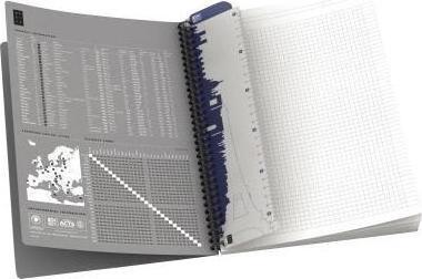 Actual product image Oxford Spiral book Office (A5, Checked)