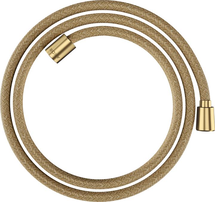 hansgrohe AXOR ShowerSolutions Textilbrauseschlauch, 1600mm, konische und zylindrische Mutter, 28259 (160 cm)