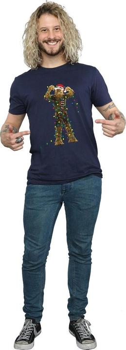 Produktbild Star Wars Chewbacca Christmas Lights TShirt (S)