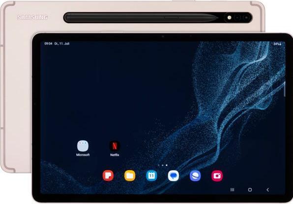 Produktbild Samsung Galaxy Tab S8 (nur WLAN, 11", 128 GB, Pink Gold)