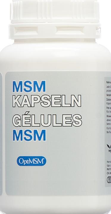 Produktbild Phytomed MSM mit reinem OptiMSM in vegetabilen Kapseln (160 Stück, Kapseln, 500 g)