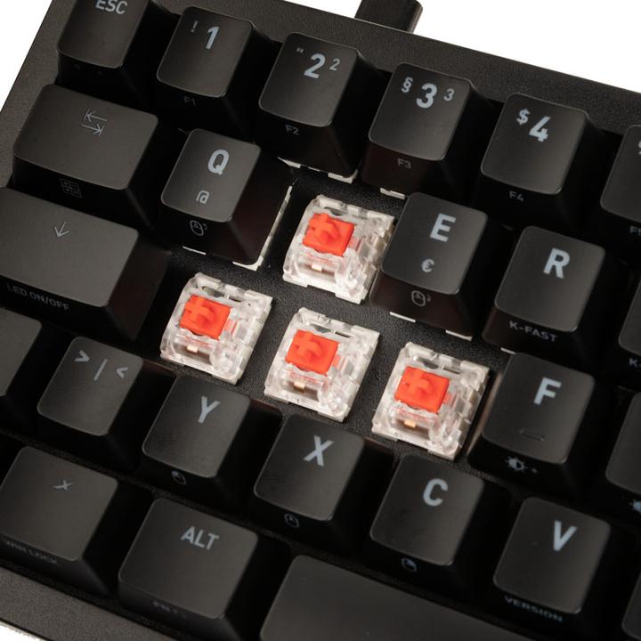 Produktbild CHERRY xtrfy K5 Gaming-Tastatur TKL, RGB – Schwarz (DE, Kabelgebunden)