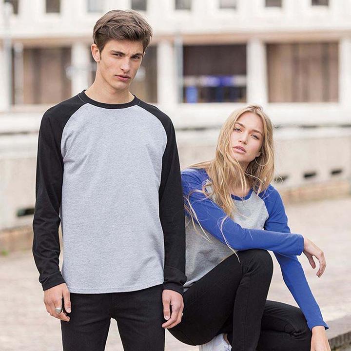 Produktbild Skinni Fit Skinnifit Raglan Baseball Tshirt Langärmlig (M)