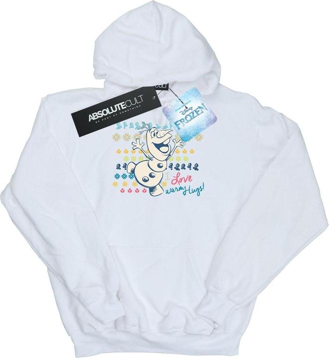 Immagine prodotto Disney Frozen I Love Warm Hugs Felpa con Cappuccio Uomo (M)