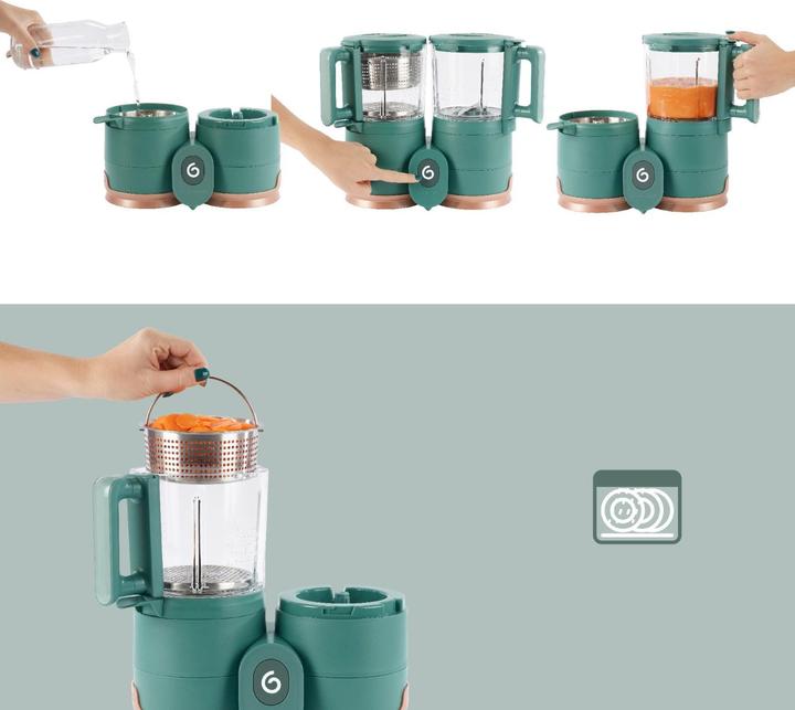 Actual product image Babymoov Steamer Nutribaby Glass