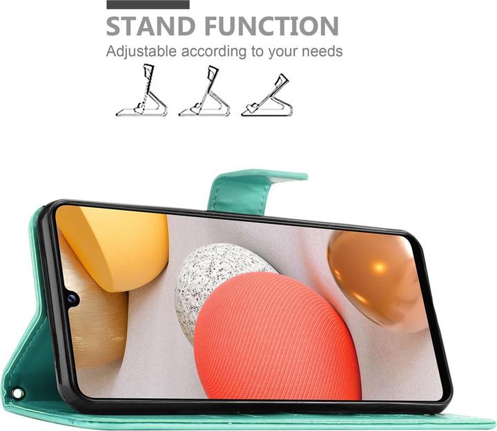 Image du produit Cadorabo Couverture du livre de fleurs (Samsung Galaxy M42 5G, Samsung Galaxy A42 5G)