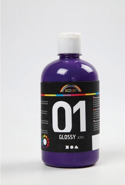 Actual product image Creativ Company A-Color Acrylic Paint (Violet, 500 ml)