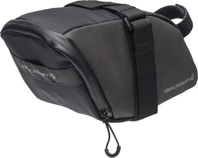 Produktbild Blackburn Grid Large Seat Bag Schwarz, Wasserdicht, Reflektierend (Gepäckträgertasche)