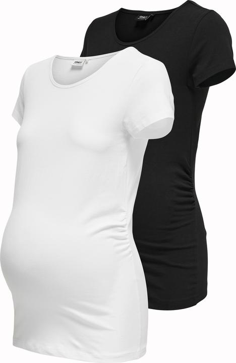 Actual product image Only Maternity Mum 2-pack Basic T-shirt T-shirt (L)