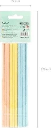 Actual product image Partydeco Paper straws Summer time (10 pcs.) (10 x)