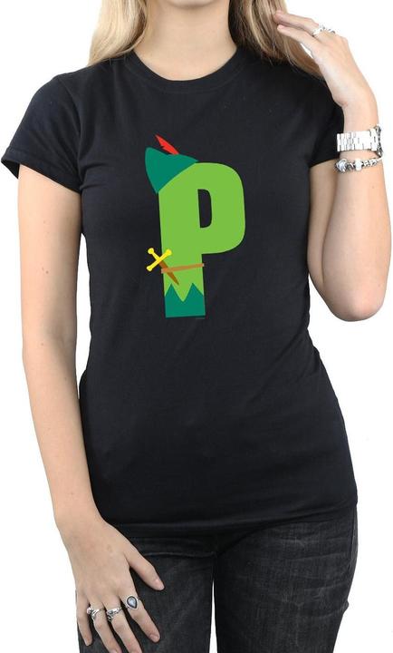 Immagine prodotto Disney Alphabet P Is For Peter Pan Maglietta Donna (S)