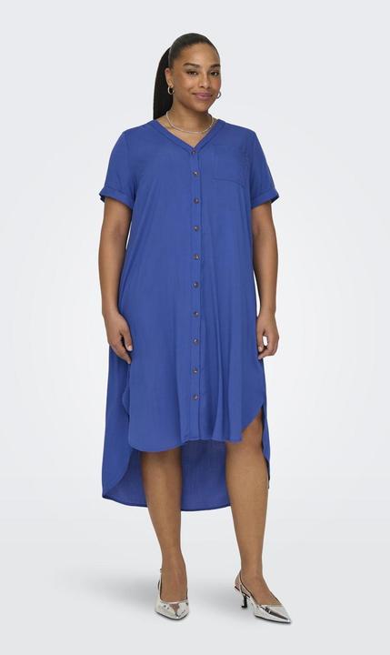 Image du produit Only Robe chemisier curvy à la coupe décontractée Robe chemisier (46)