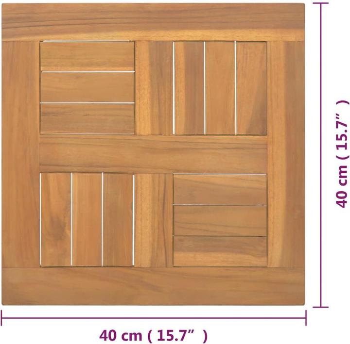 Produktbild VidaXL Tassilo (40 x 40 x 2,5 cm)
