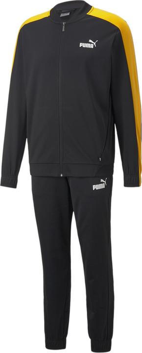 Puma Mens Baseball Jersey Tracksuit, Black-Tangerine, XXL (XXL)
