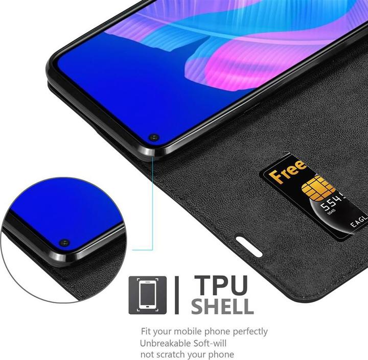 Productafbeelding Cadorabo Boek Onzichtbare Magneethoes (Huawei P40 Lite E)