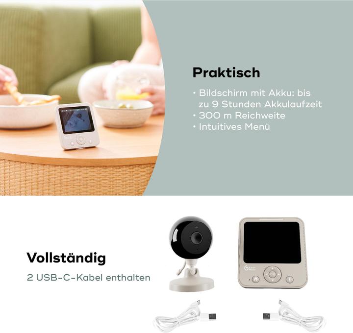 Produktbild Babymoov Babyphone YOO Master Start (Babyphone Audio, 300 m)