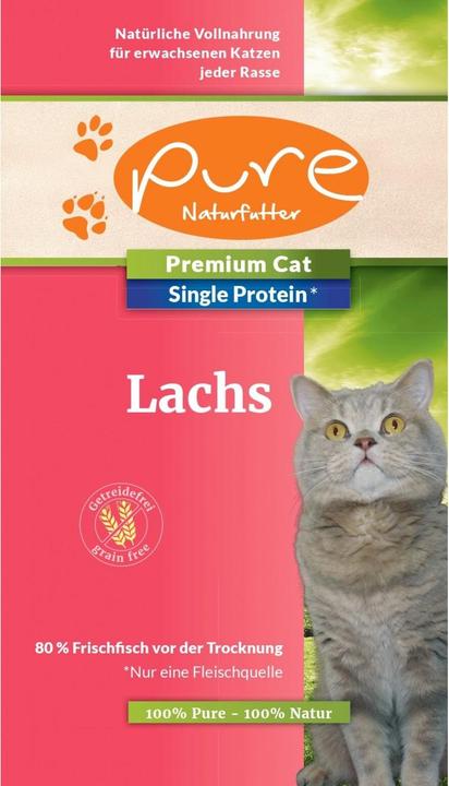Produktbild Pure Naturfutter Premium Cat Single-Protein getreidefrei Lachs (Adult, 1 Stk., 500 g)