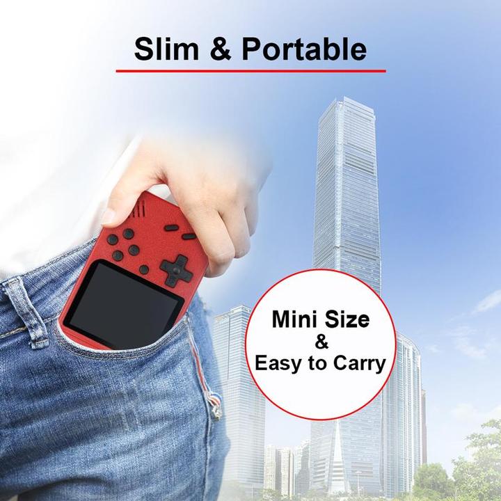Actual product image PhoneLook Console de jeux portable rétro 8-bit Game Classics pour les trajets avec écran 3 TFT