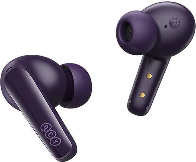 Actual product image QCY Wireless Earphones TWS T13x (purple) (ANC, 8 h, Wireless)