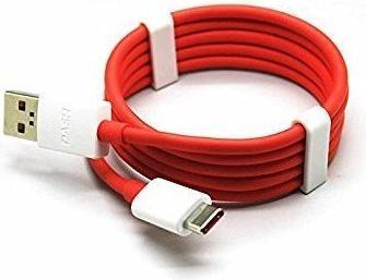 Actual product image OnePlus 3 3T Original USB-C data cable 0.95m, white/red (0.95 m)