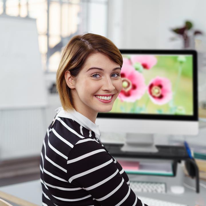 Immagine prodotto Relaxdays Supporto per monitor con cassetto