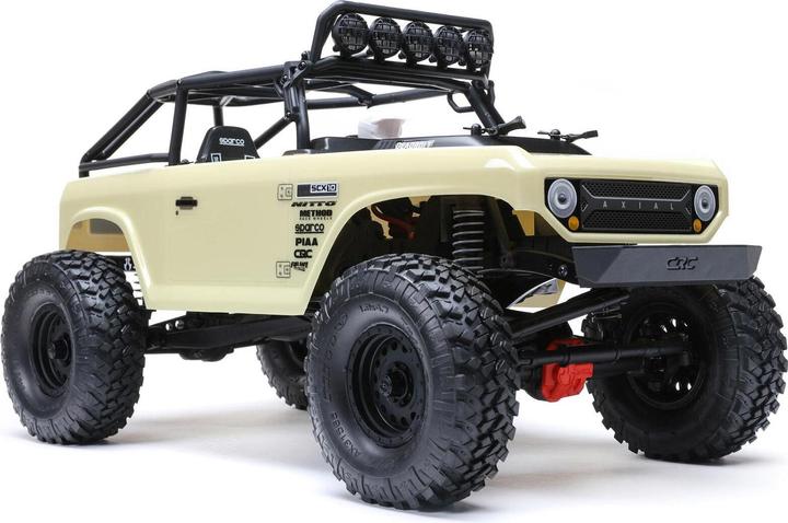 Image du produit Axial SCX10 II Deadbolt Electro Brushed Crawler 4WD 1:10 RTR Tan (RTR Prêt à fonctionner)