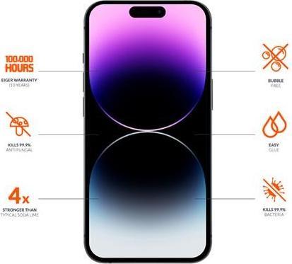 Immagine prodotto Eiger Mountain Glass Ultra (1 Pezzo/i, Apple iPhone 13, Apple iPhone 14, Apple iPhone 13 Pro)