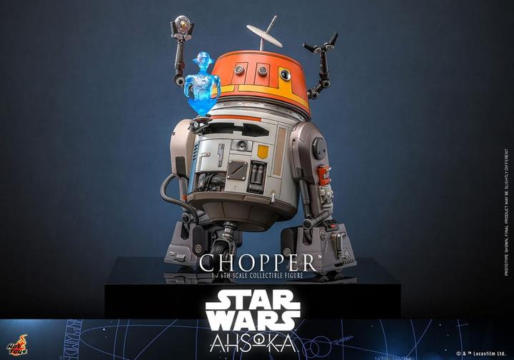 Actual product image Hot Toys Star Wars: Ahsoka Action Figure 1/6 Chopper 18 cm