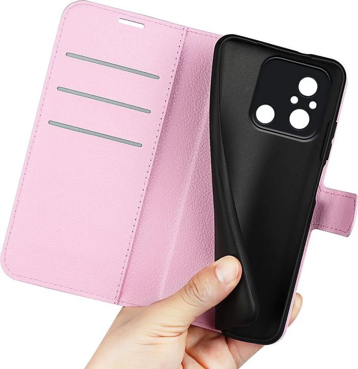 Produktbild Cover-Discount Xiaomi Redmi 12C - Leder Etui Hülle rosa (Xiaomi Redmi 12C)