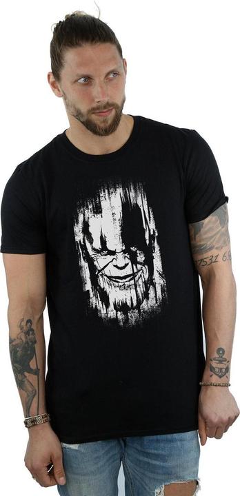 Immagine prodotto Universal Textiles Maglietta in cotone con la faccia di Thanos (L)