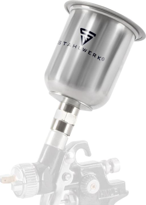 Immagine prodotto Stahlwerk Tazza di flusso in alluminio da 125 ml per pistola a spruzzo