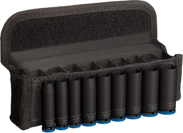 Bosch Professional Zubehör PRO Impact (6 mm, 7 mm, 8 mm, 9 mm, 10 mm, 11 mm, 12 mm, 13 mm, 14 mm)