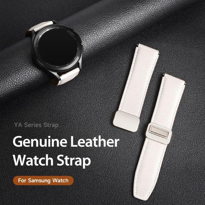 Immagine prodotto Dux Ducis Cinturino in vera pelle della serie YA (22 mm, Vera pelle, Galaxy Watch3 (45mm), Ingranaggio S3 Classic, Gear S3 Frontier)